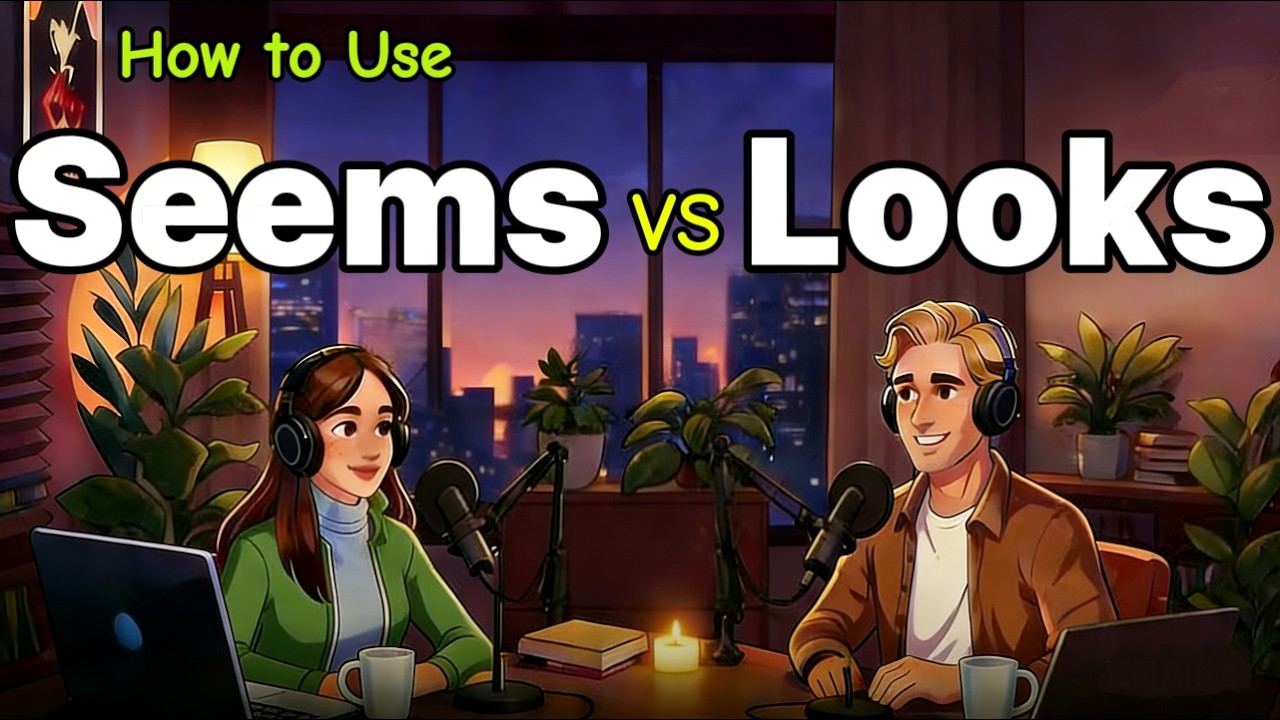 How to Use SEEMS and LOOKS in English | Real Life English Conversations | English Podcast