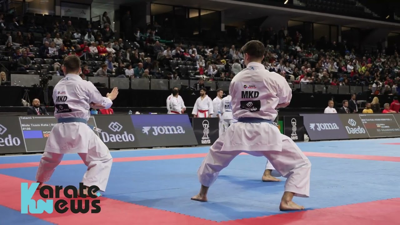 KATA MALE NORTH MACEDONIA TEAM World Karate Championships 2024 – Team Kata Finals | Navarra, Spain