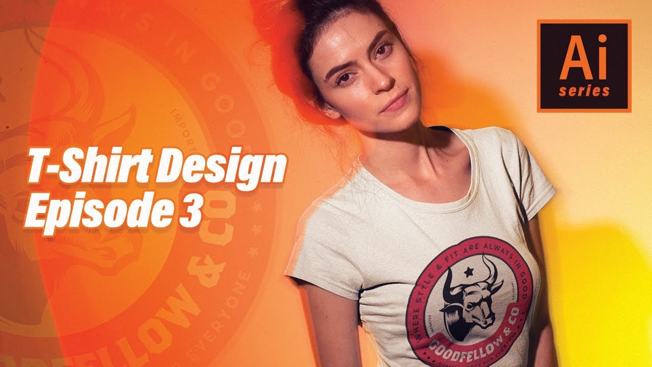 How To Make T-Shirt Designs In Illustrator Ep.3