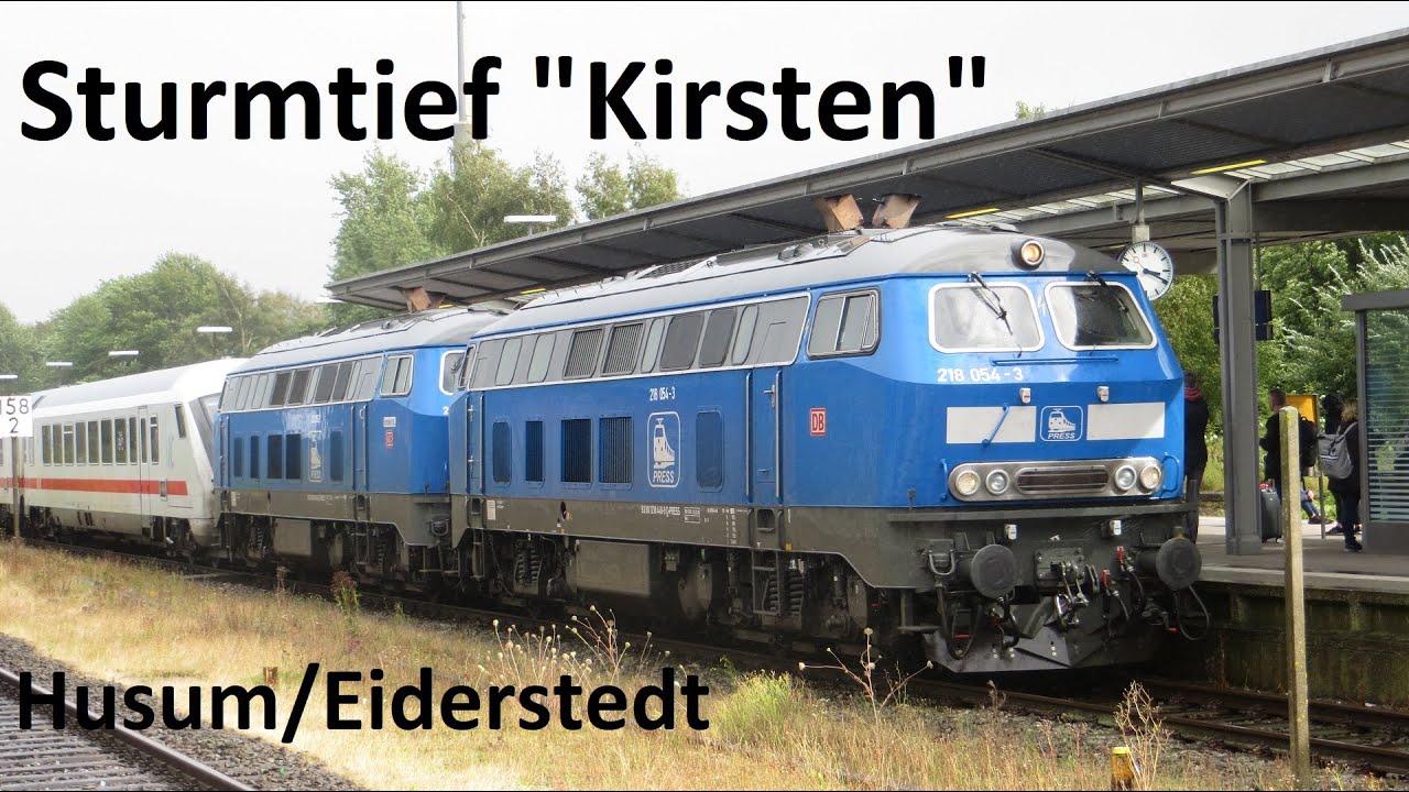 Sturmtief Kirsten trieb mich an die Marschbahn nach Husum - Alex E AE #363