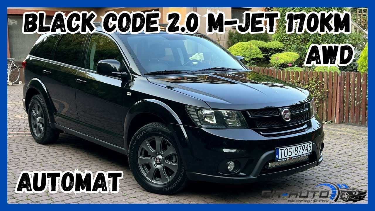 Fiat Freemont 🎱 Black Code 🎱 2.0 M-JET 170KM AWD🤠Automat ‼️ Skóra 🇩🇪 Import 🇩🇪 DVD ✅Niski przebieg