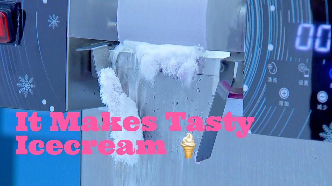 🥶🔥China-made shaved-ice machine hot on demand overseas amid heatwave