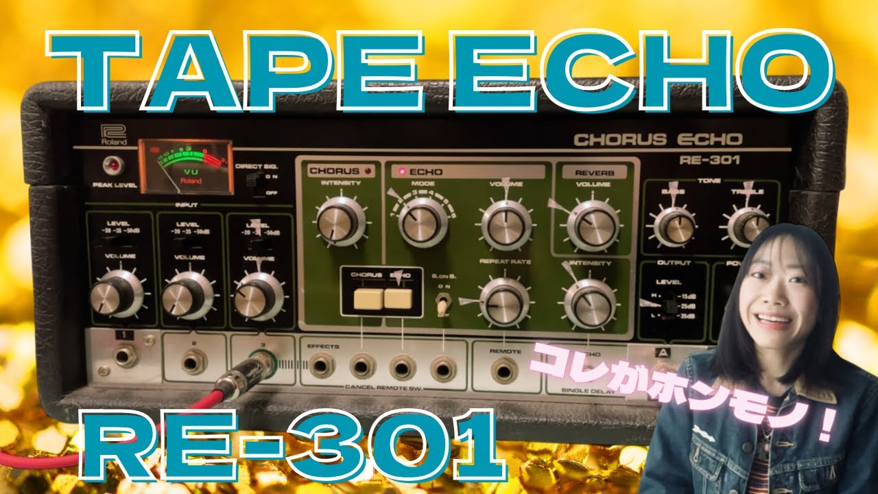 【テープエコー】デッカくて愛らしい。ローランドRE-301を紹介！