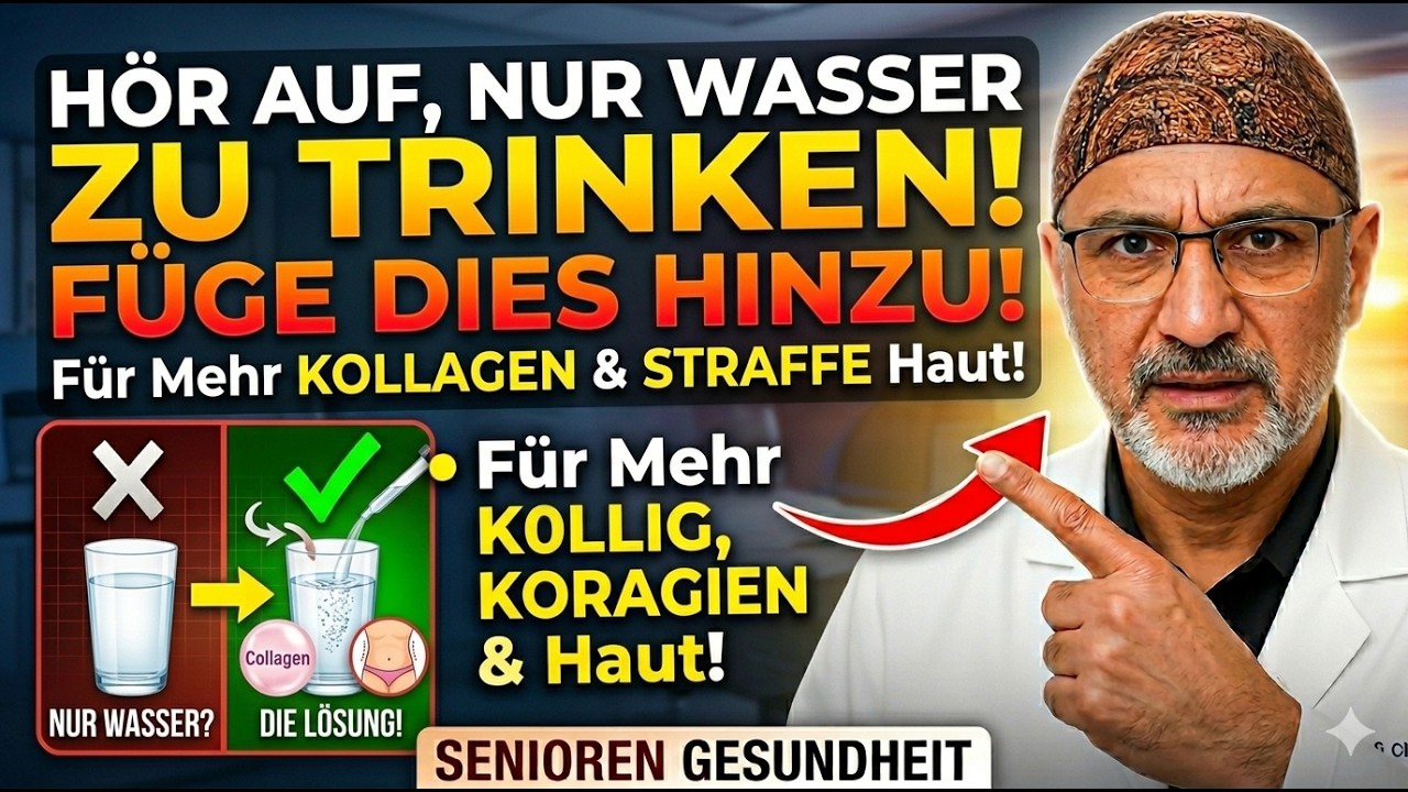 Hör Auf, Nur Wasser Zu Trinken! Füge Dies Hinzu Für Mehr Kollagen & Straffe Haut Dr Pradip Jam