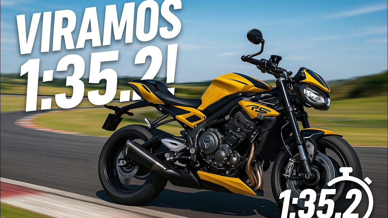 1:35.2 em Capuava com a Street Triple 765RS ZERO KM - Track Day
