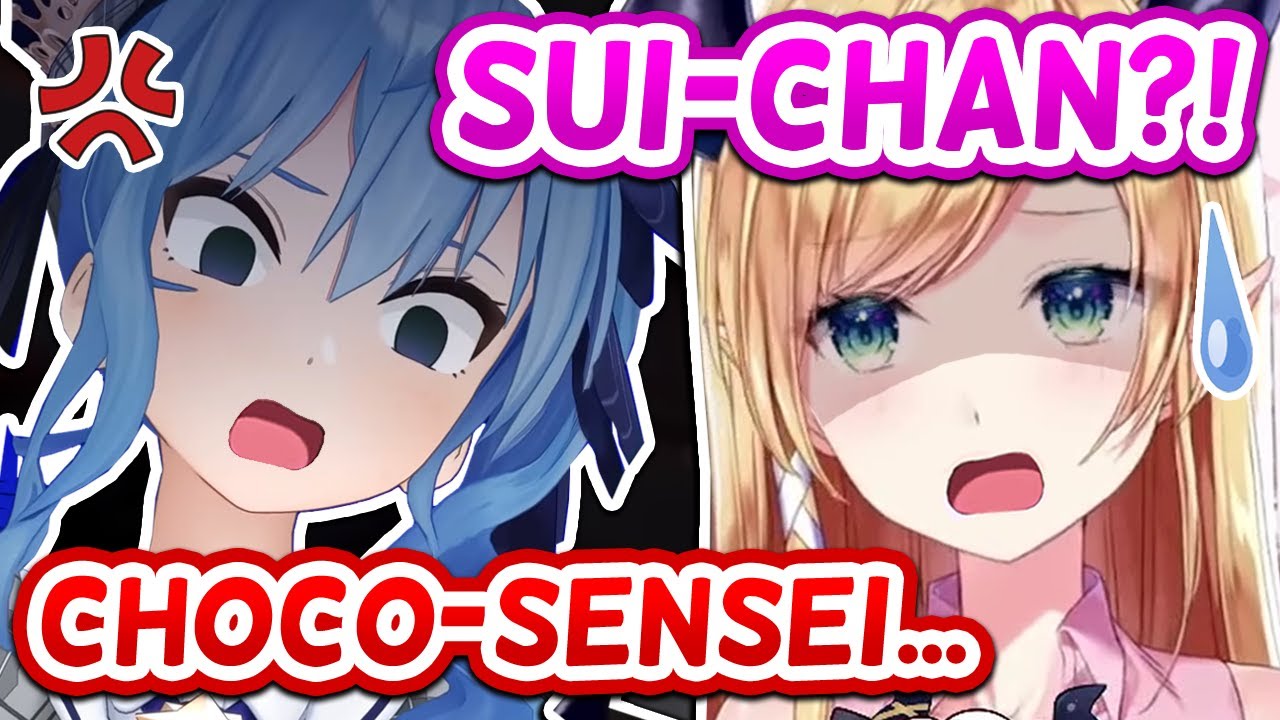 Choco-sensei Suffers The Wrath Of An ANGRY Suisei...