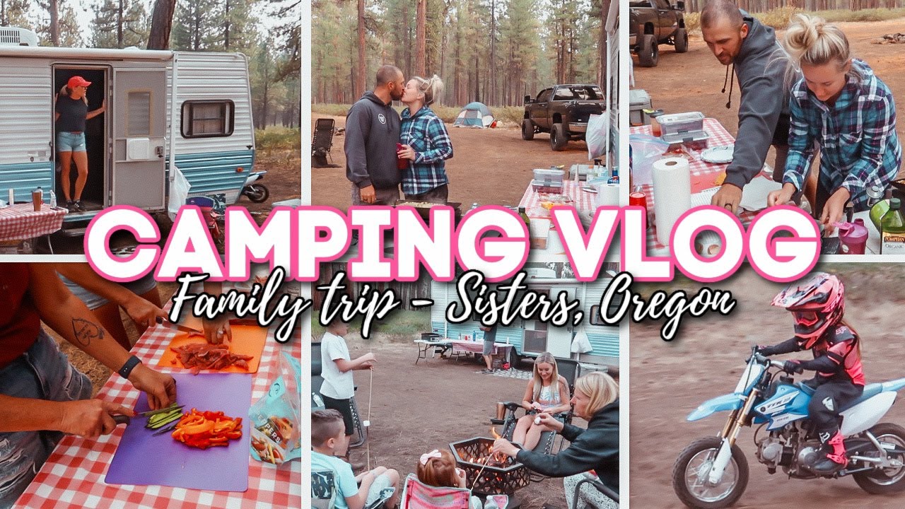 Come camping with us - Our best camping vlog yet!  (Sisters, OR)