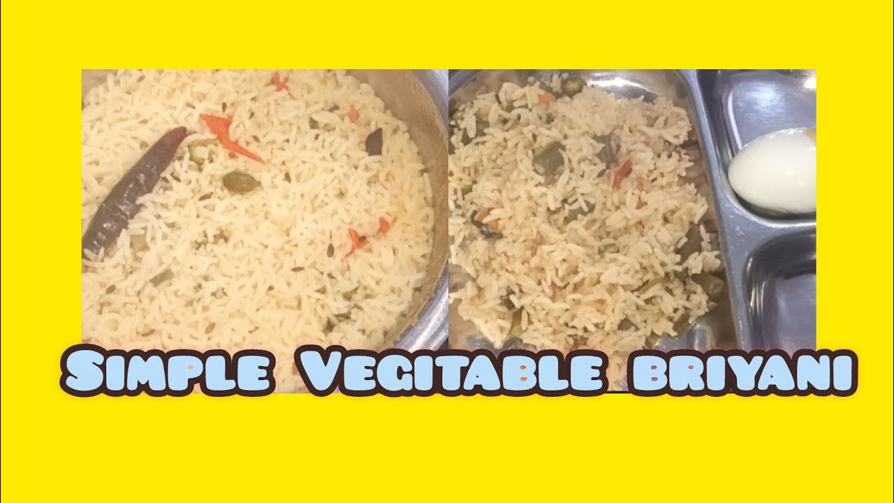 Simple Vegitable briyani 🍲 #vegitablebriyani #briyanirecipeintamil #trending #food #healthyfood 