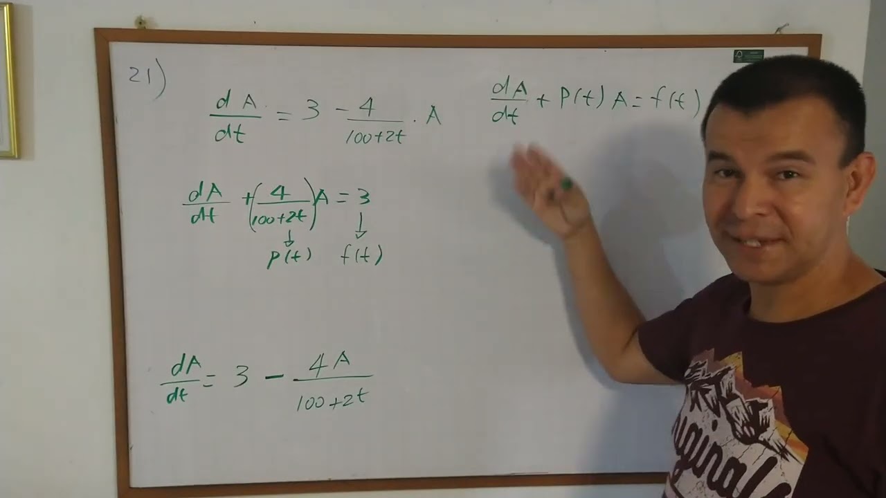 PROBLEMA DE SALMUERA ECUACIONES DIFERENCIALES SOLUCIÓN