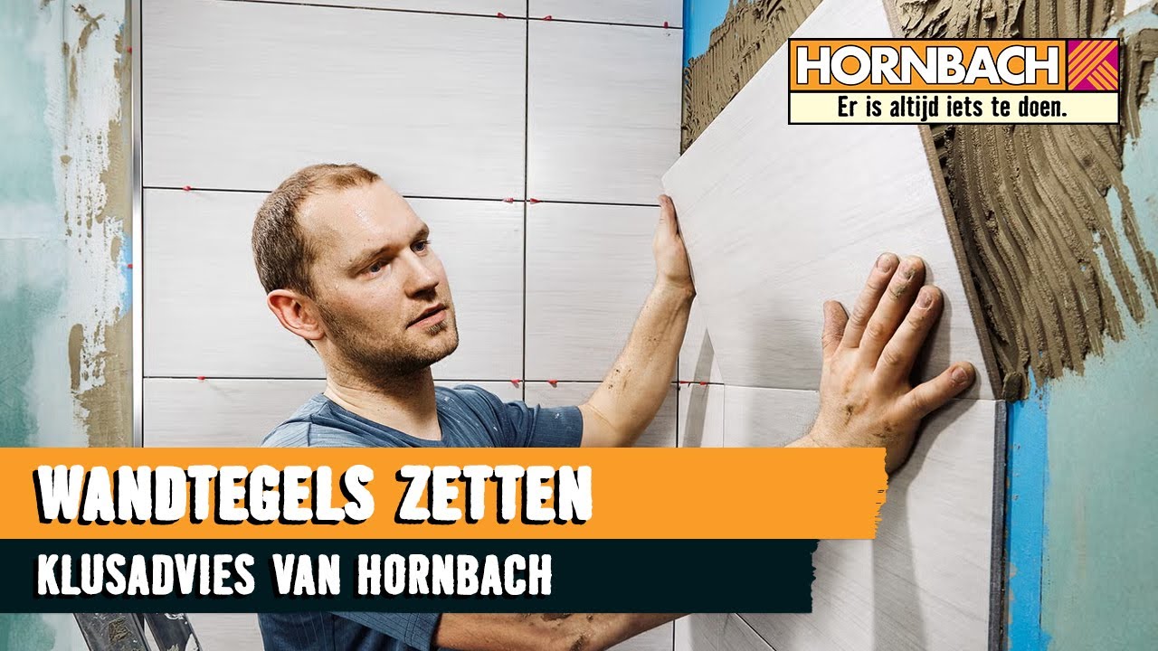 Wandtegels zetten met HORNBACH