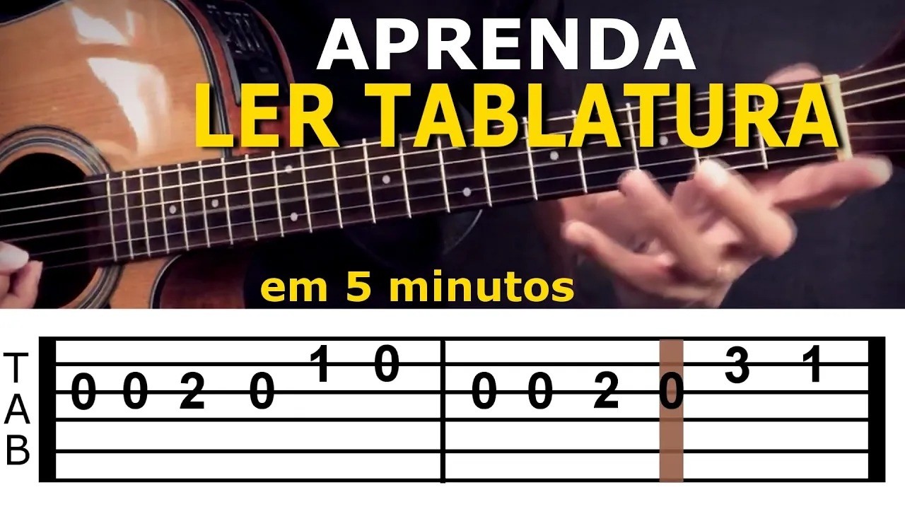 Tablatura de Violão para Iniciantes: Entenda em 5 Minutos