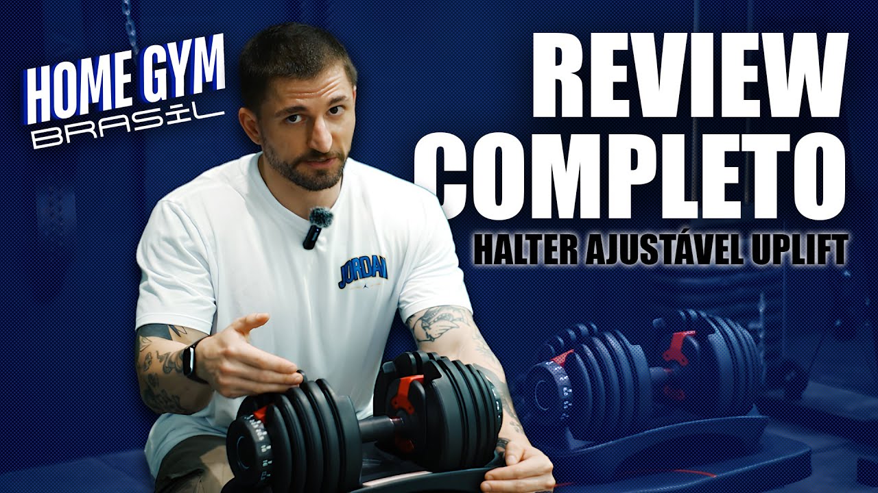 Dumbbell Halter Ajustável UPLIFT, melhor custo benefício? Sistema BOWFLEX