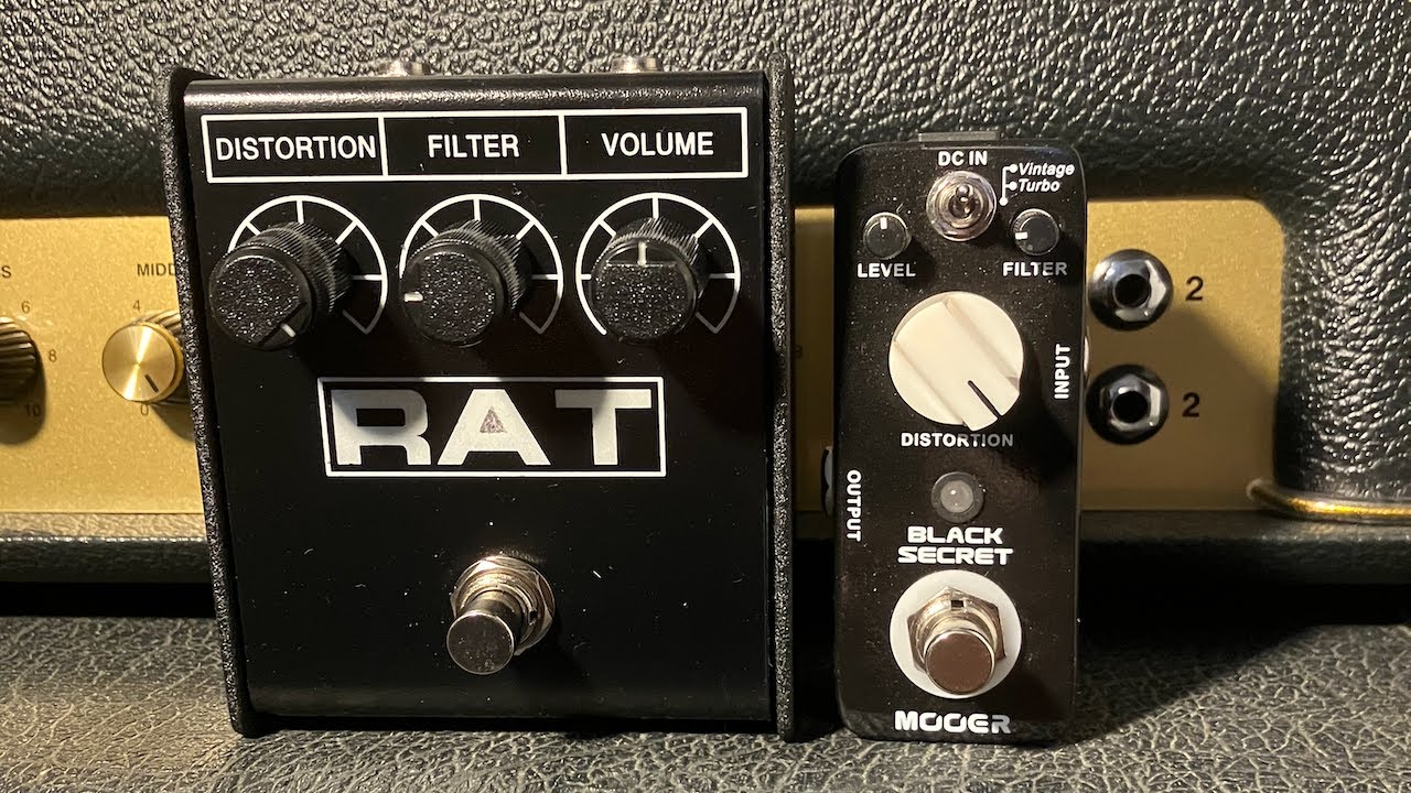 ProCo RAT2 vs MOOER Black Secret into a Marshall 1987x