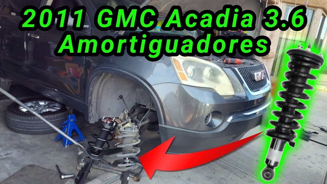 2011 GMC Acadia 3.6 Cómo cambiar los amortiguadores delanteros (How to change front shock absorbers)