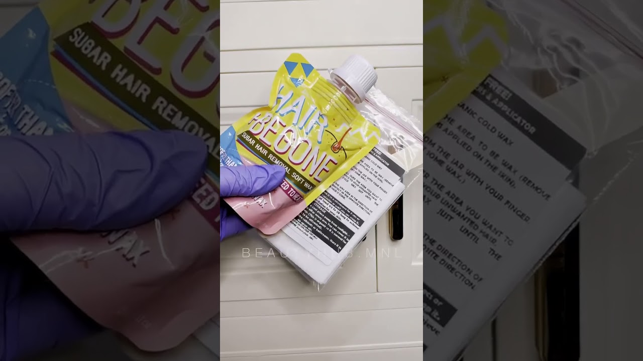 230g Hair Begone Soft Wax Pouch SPILL PROOF sugar hair removal