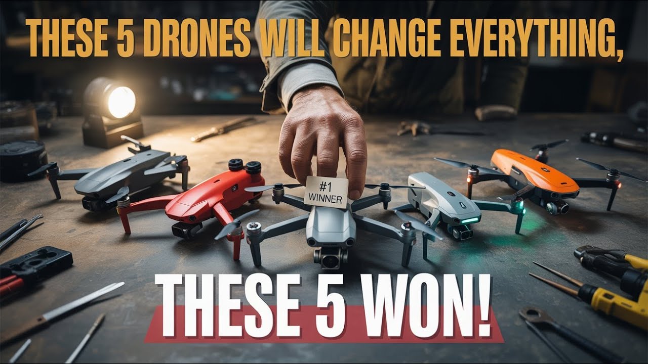 The ONLY 5 Drones You Should Consider in 2025 (No Matter Your Budget)