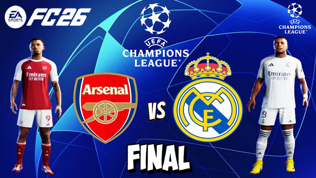 FC 26 - Arsenal vs Real Madrid | UCL Final | Gyokeres vs Mbappe