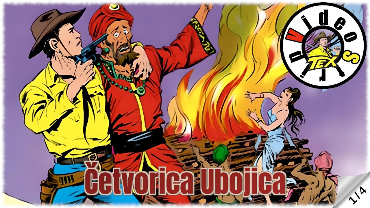 Teks Viler - Četvorica Ubojica - Strip u boji (1/4)