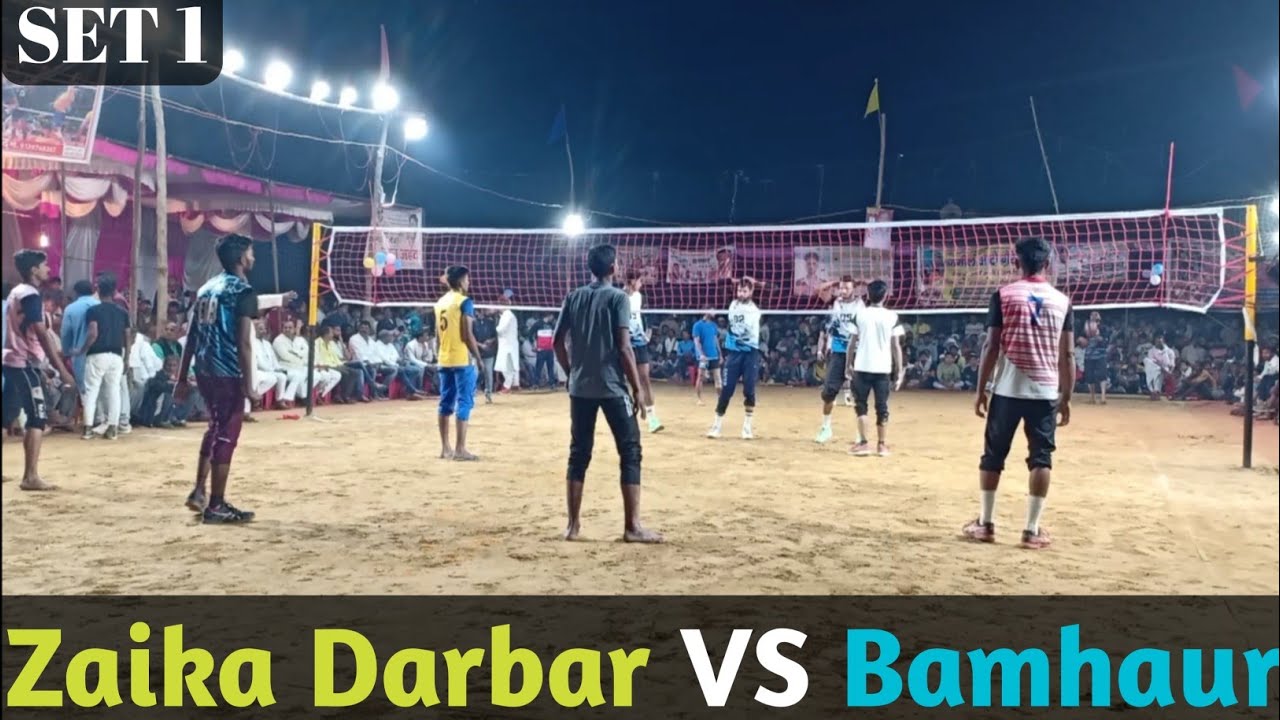 || Bamhaur VS Zaika Dhaba | { #Mr_Saeed_9 } All up Volleyball Tournament Bamhaur Azamgarh ||