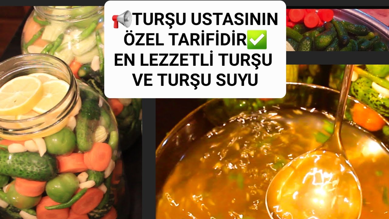 Karişik tursu tarifi / özel soslu  / #turşu  /   #turşutarifi / #turşunasılyapılır ✨️