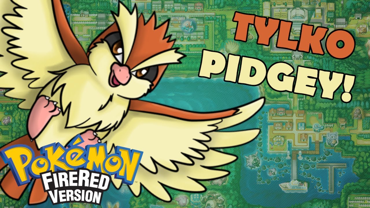 Pokemon Fire Red z JEDNYM PIDGEY'em? - Pokemonowe Wyzwania #1