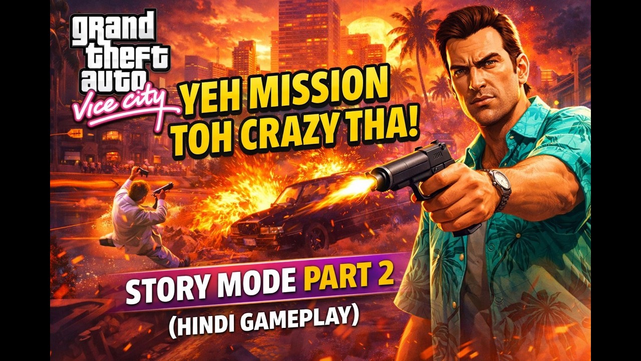 Vice City Mein Aaj Kya Hua? | GTA Vice City Part 2 Story Mode