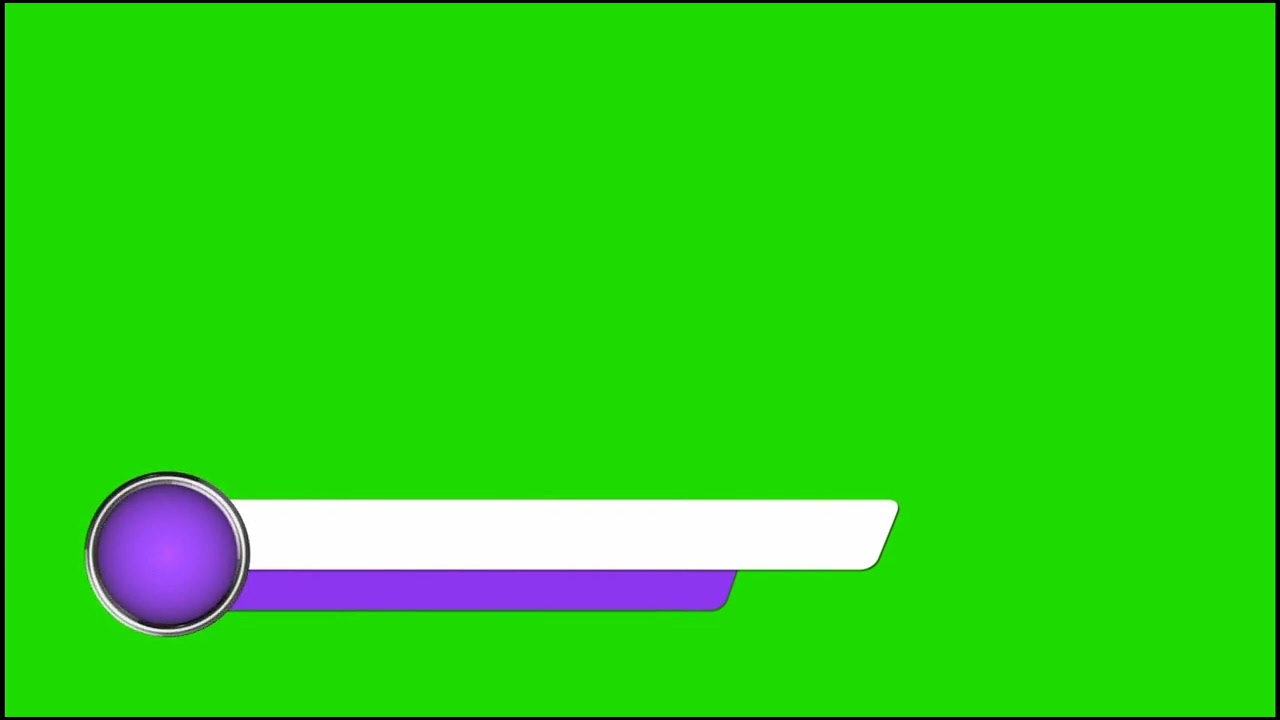 Rodapé Animado Com Várias Cores (Chroma Key) 