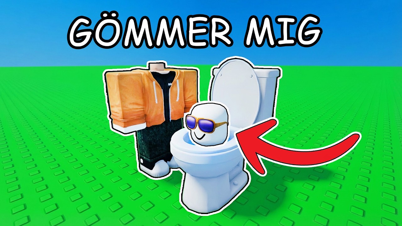 Gömmer Mitt HUVUD På Konstiga Ställen i Roblox...