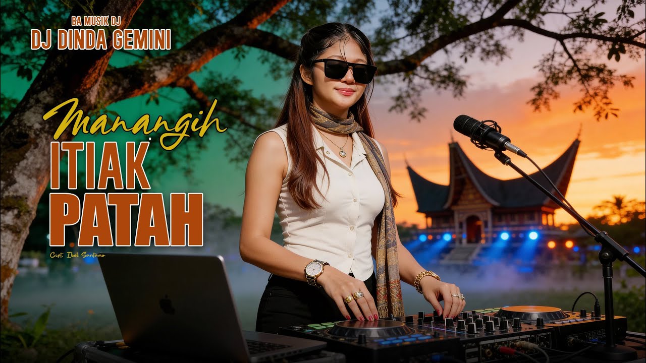 Dinda Gemini - Managih Itiak Patah 🎧 EDM | DJ Minang Full Bass | Ba Musik Dj 🔥