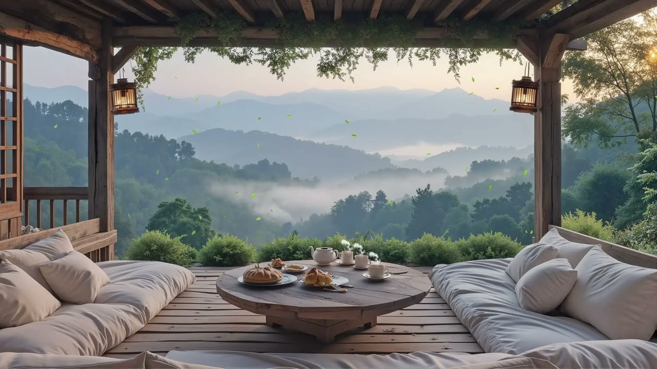 Spring Porch Jazz 🌸 Smooth Jazz Music for Relaxing Mornings, Focus & Cozy Outdoor Vibes