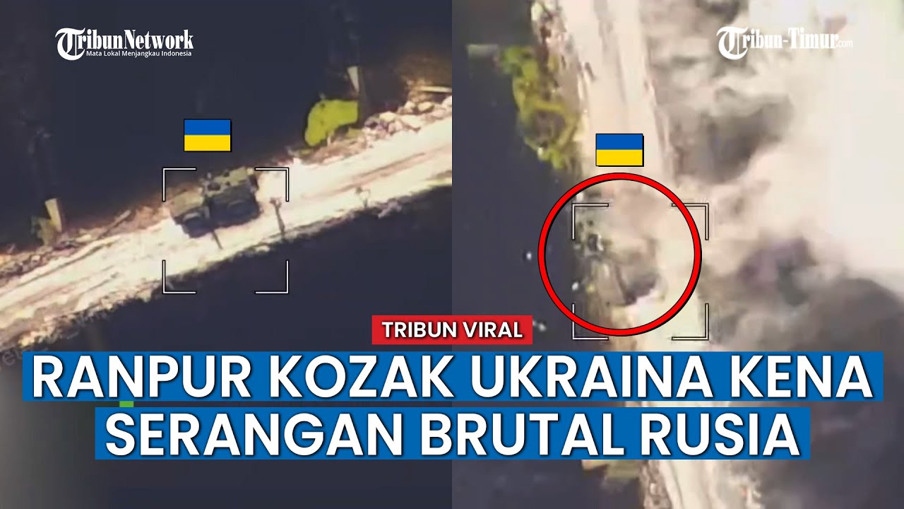 Lagi! Kendaraan Militer Ukraina Hangus Diterjang Serangan Pasukan Moskow