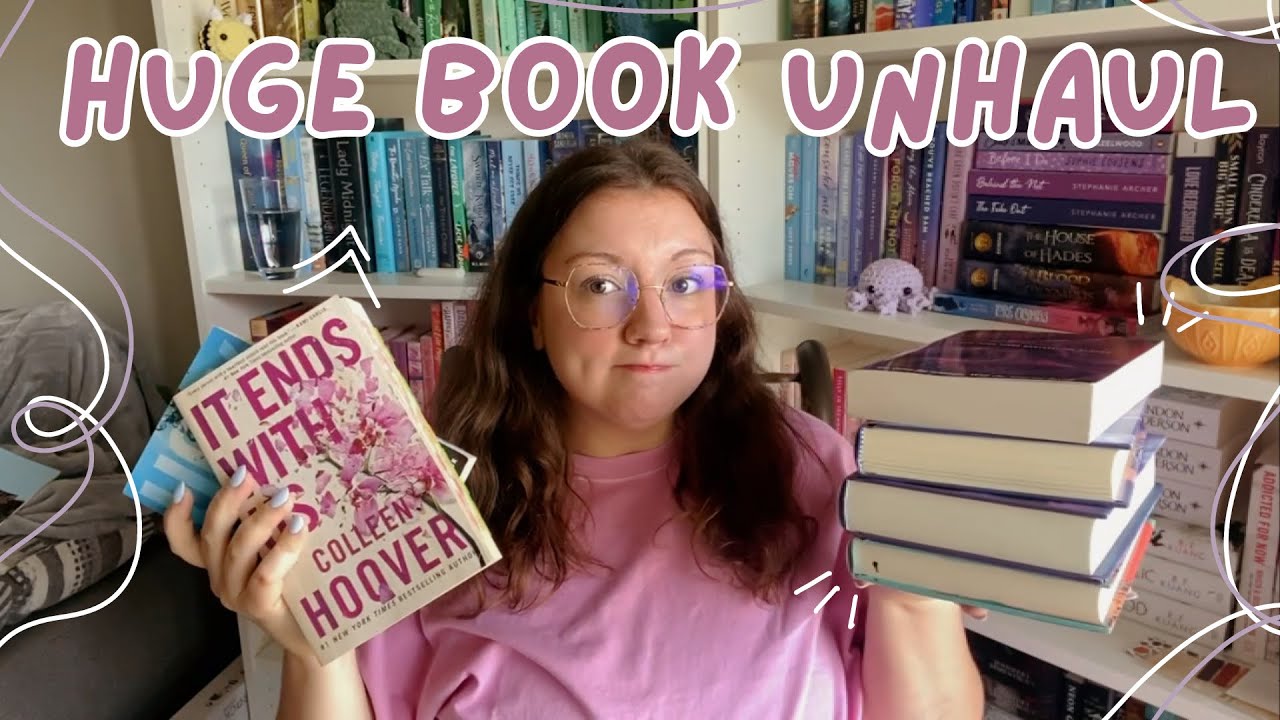 Unhauling over 40 books! 🫡 [book unhaul]