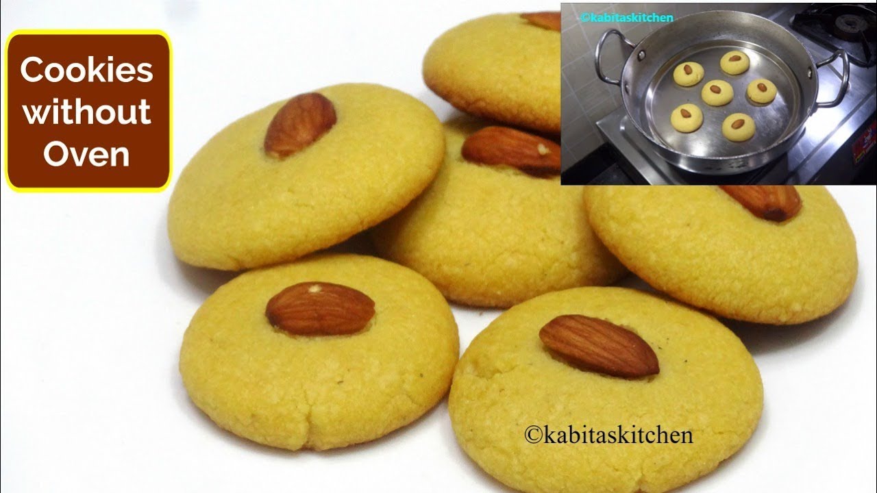 Homemade Cookies Recipe | कढ़ाई में बनाये बिस्किट | Cookies without Oven | KabitasKitchen