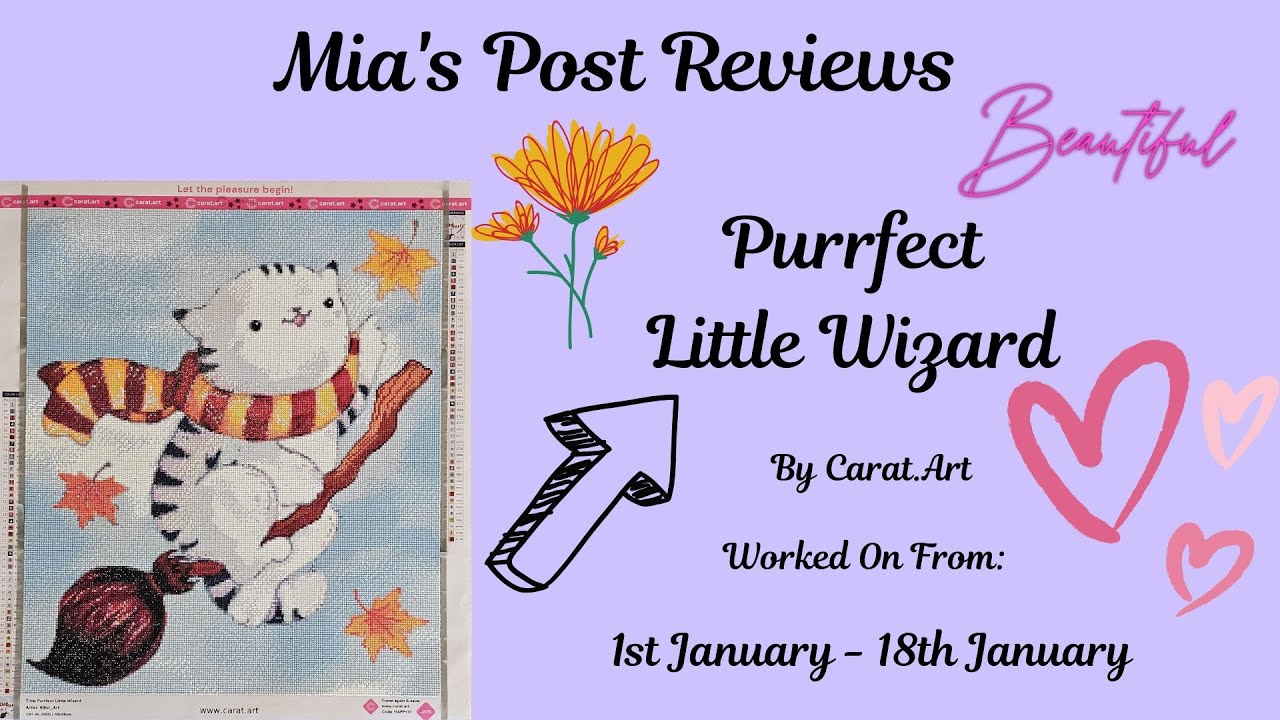 Post Review "Purrfect Little Wizard" From Carat Art