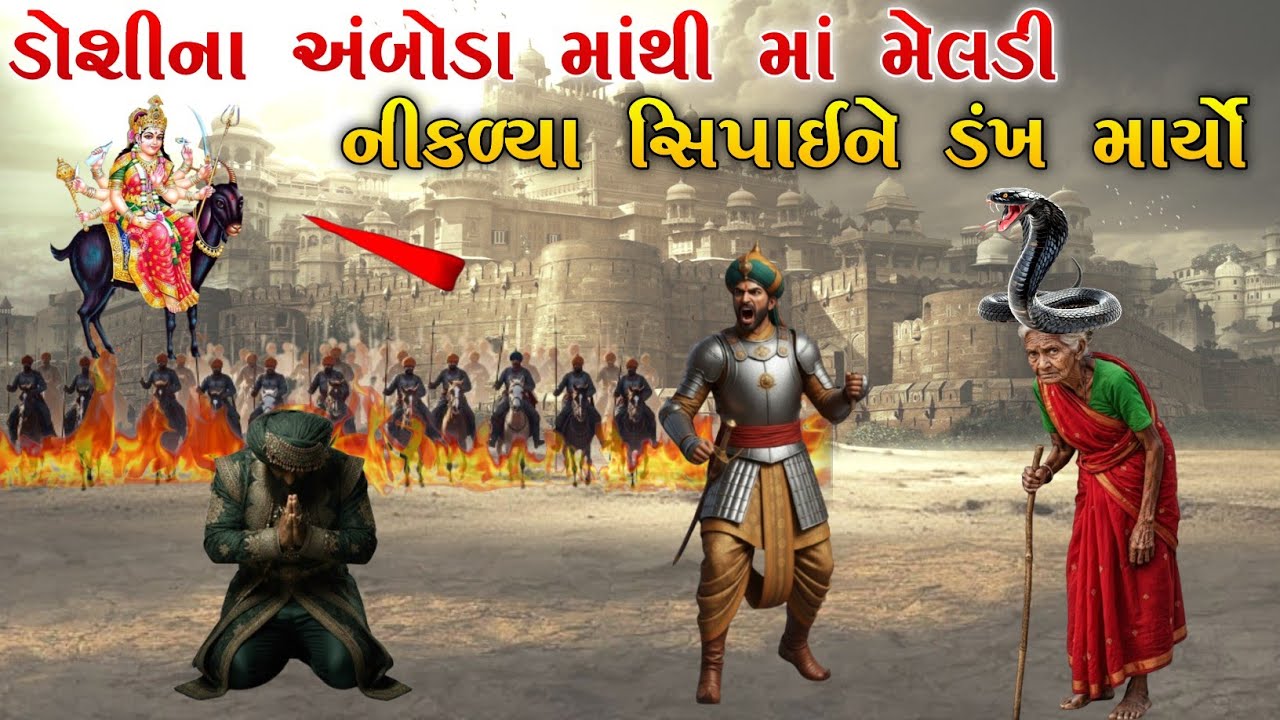 ડોશીના અંબોડા માંથી માં મેલડી નીકળ્યા સિપાઈને ડંખ માર્યો | Meladi ma no itihas | Raja Meladi