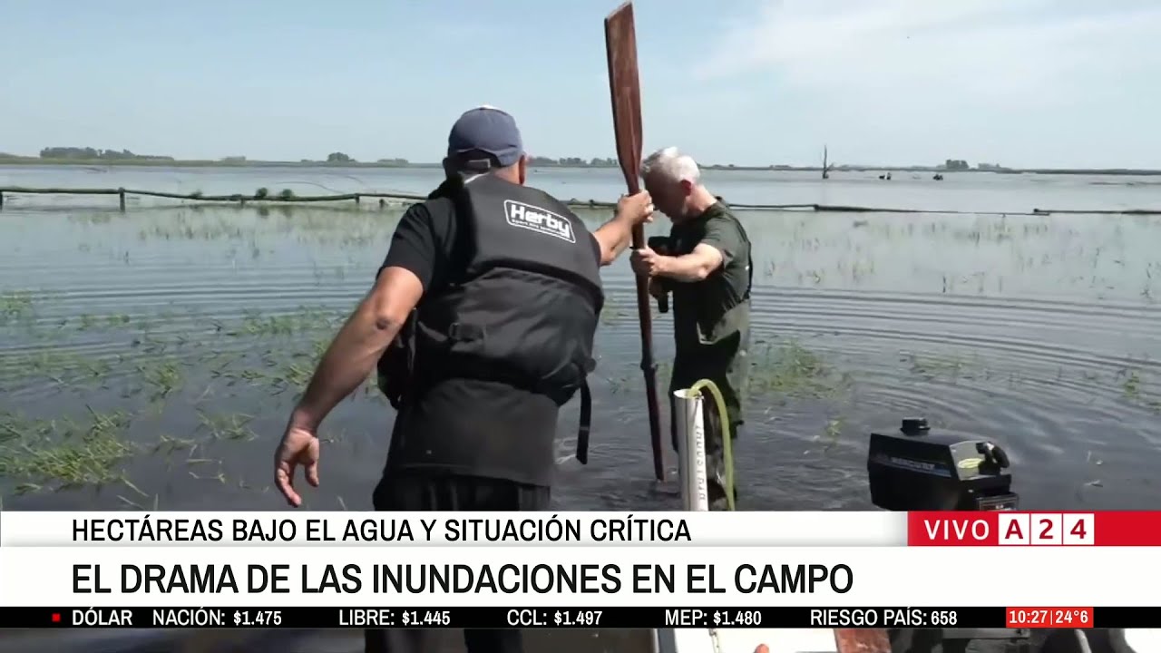 📢💧 INUNDACIONES EN CAMPOS DE BUENOS AIRES: FAMILIAS AISLADAS Y SIN AYUDA ESTATAl