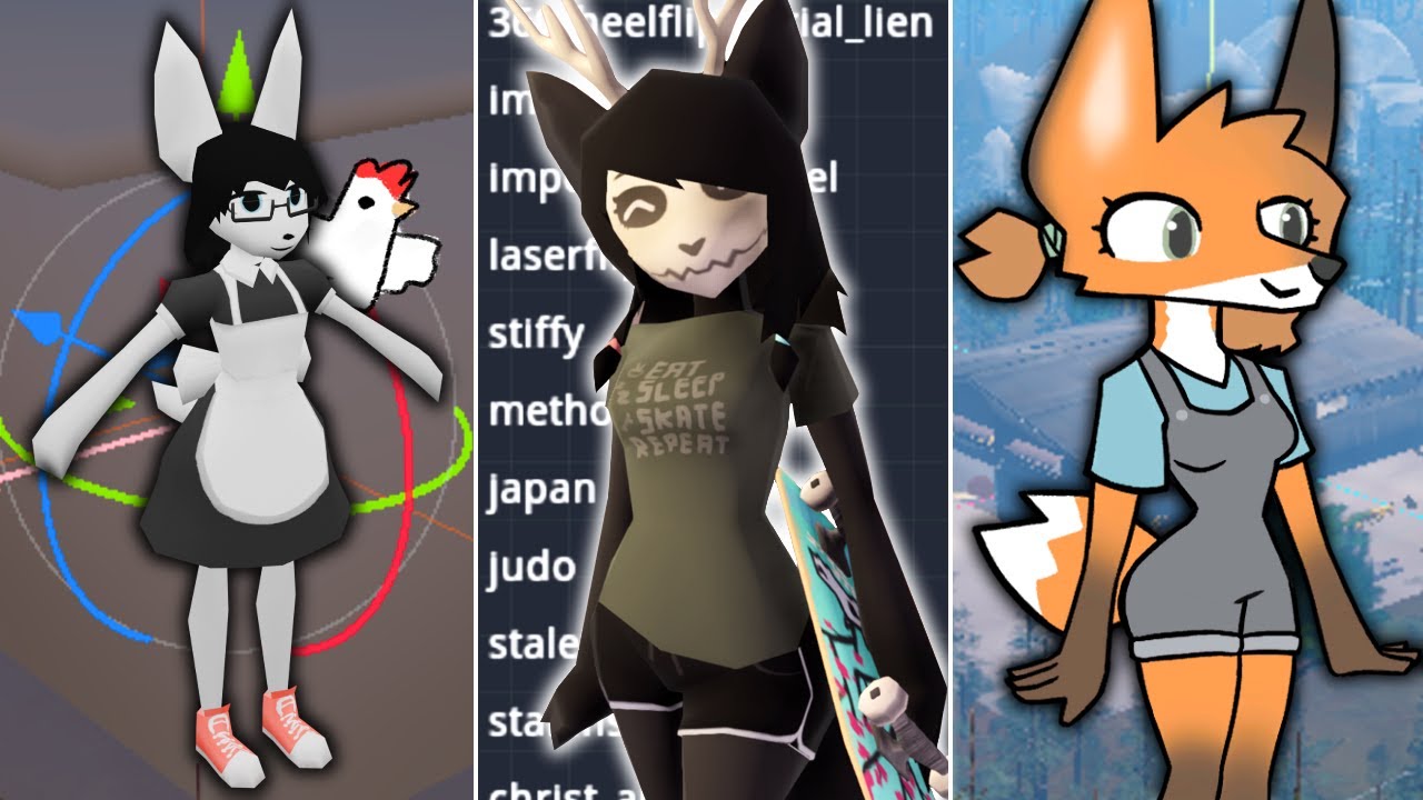 Morgan's Skate Club v001 to v005 Development Footage