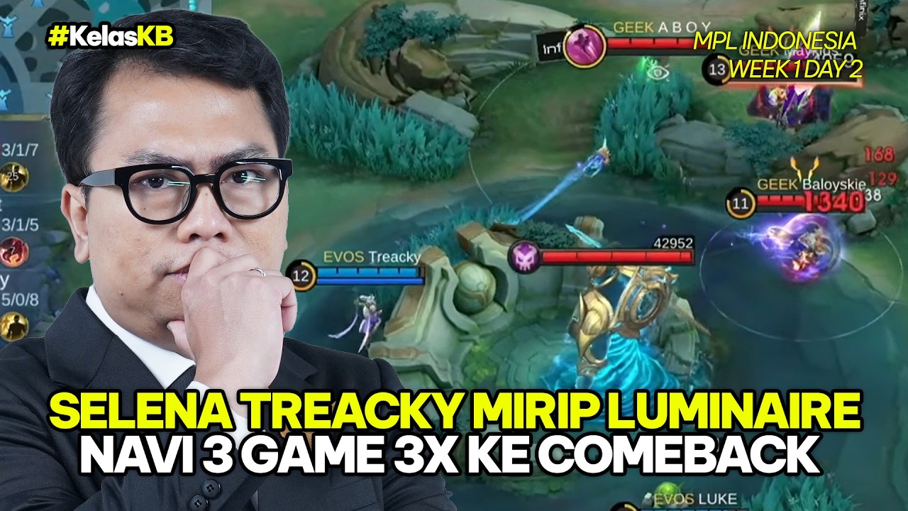 SELENA TREAKY VIBES LUMINAIRE, ONIC EZ WIN, NAVI 3X KENA COMEBACK! 🔥 #MLBBIDCREATOR #KELASKB