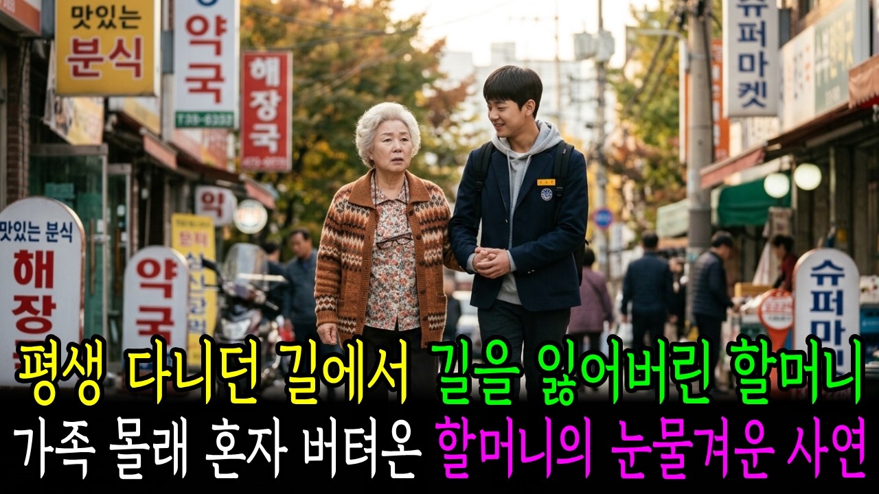 아들도 며느리도 몰랐습니다… 할머니가 혼자 요양원을 선택한 이유