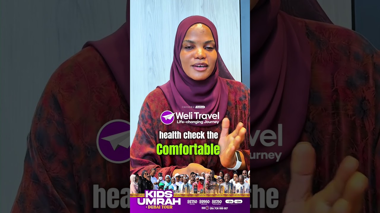 Our in-house nurse shares an essential reminder before your  Kid travels for Umrah with welitravel👇