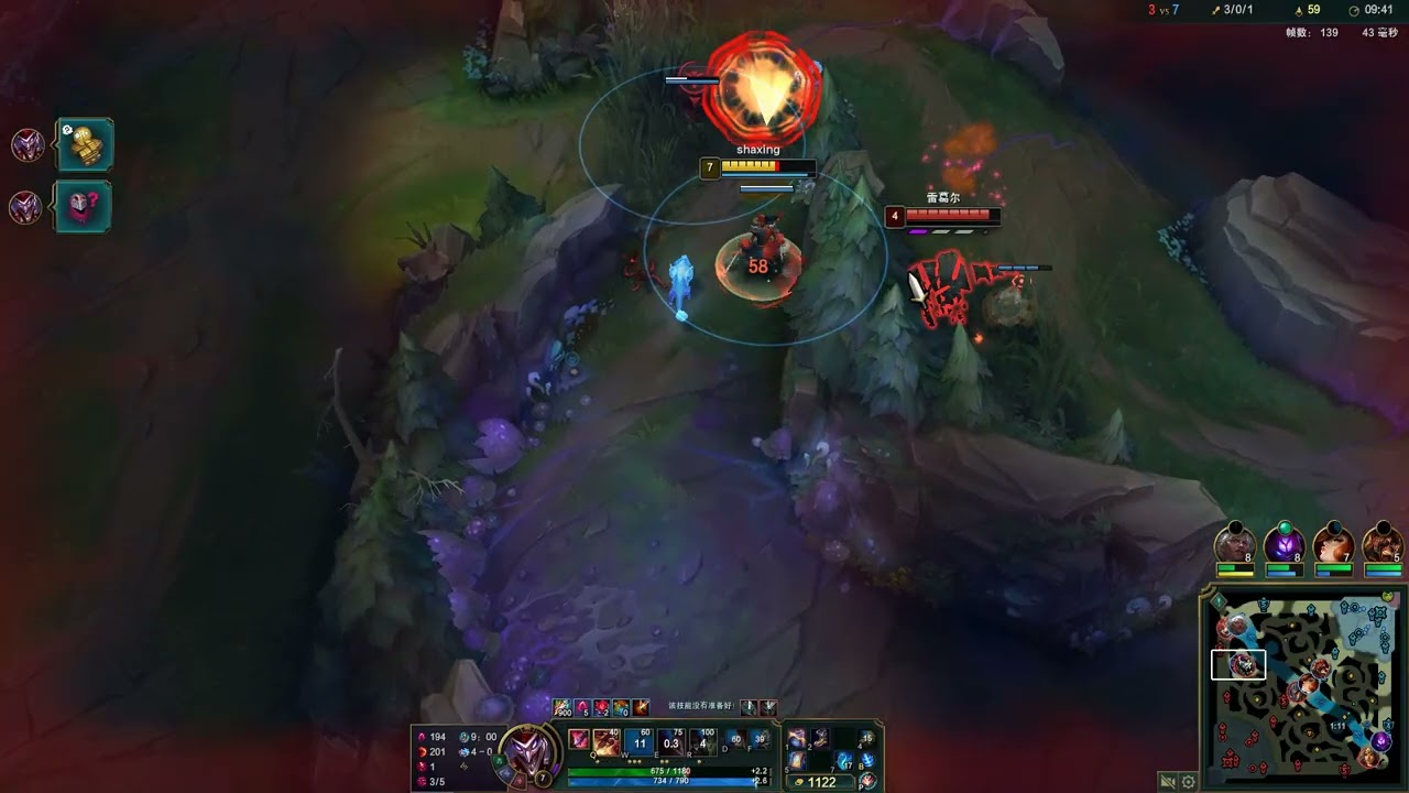 英雄联盟美服Rank Solo——shaxing——小丑 jg 4/5/14