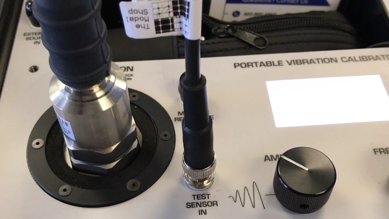 Seismic Vibration Sensor Calibration via Portable Vibration Calibrator