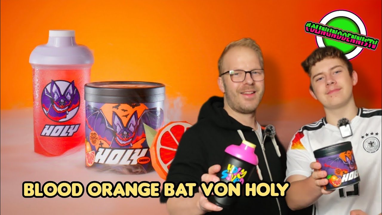 Holy Energy Blood Orange Bat im Test - Gaming Booster Energy Drink Ab dem 27.10. im Shop
