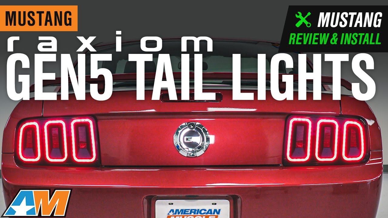 2005-2009 Mustang Raxiom Gen5 Tail Lights Review & Install