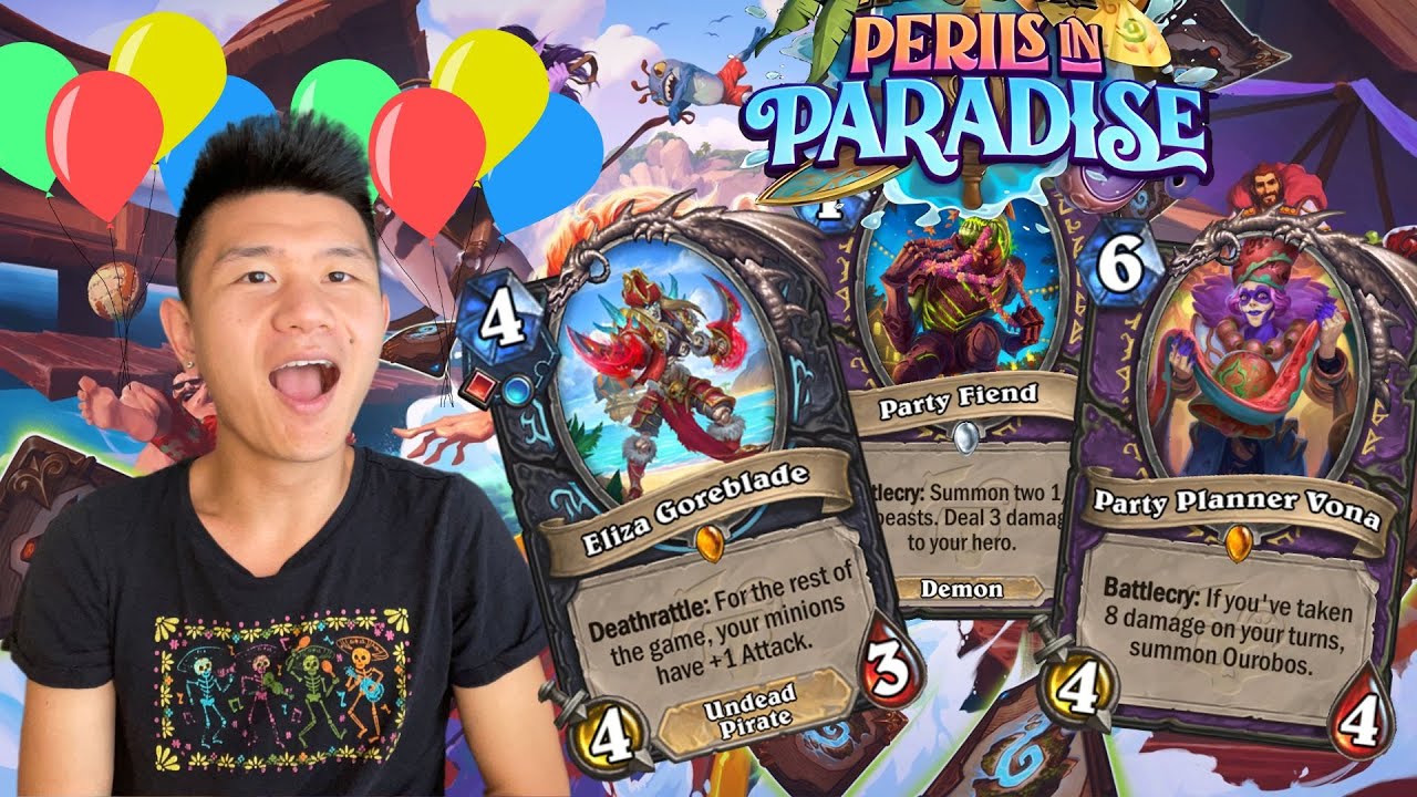 Hearthstone (Tourist Warlock): Party with OUROBOROS, WORLD SERPENT!