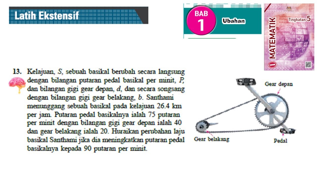 KSSM Matematik Tingkatan 5 Ubahan latih ekstensif no13 ubahan buku teks bab 1 variation form 5