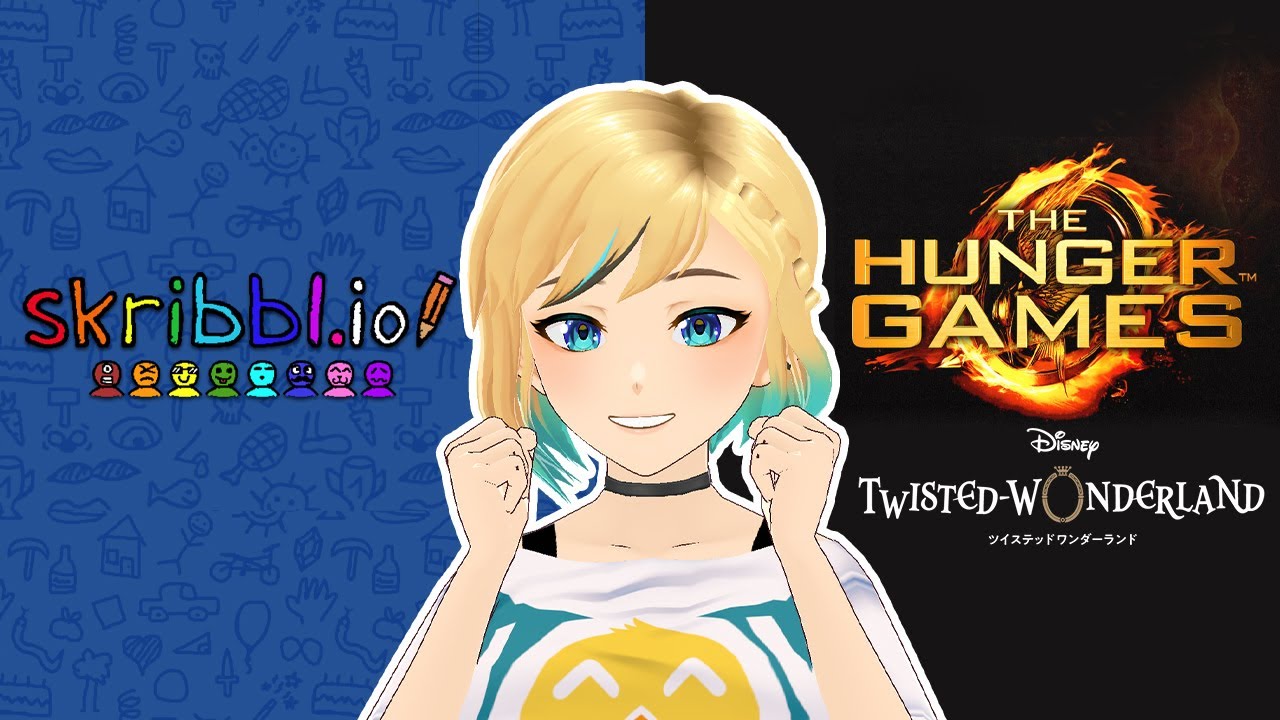 5 ans déjà ! Jouons à Skribbl puis Hunger Games Twisted Wonderland pour fêter ça !