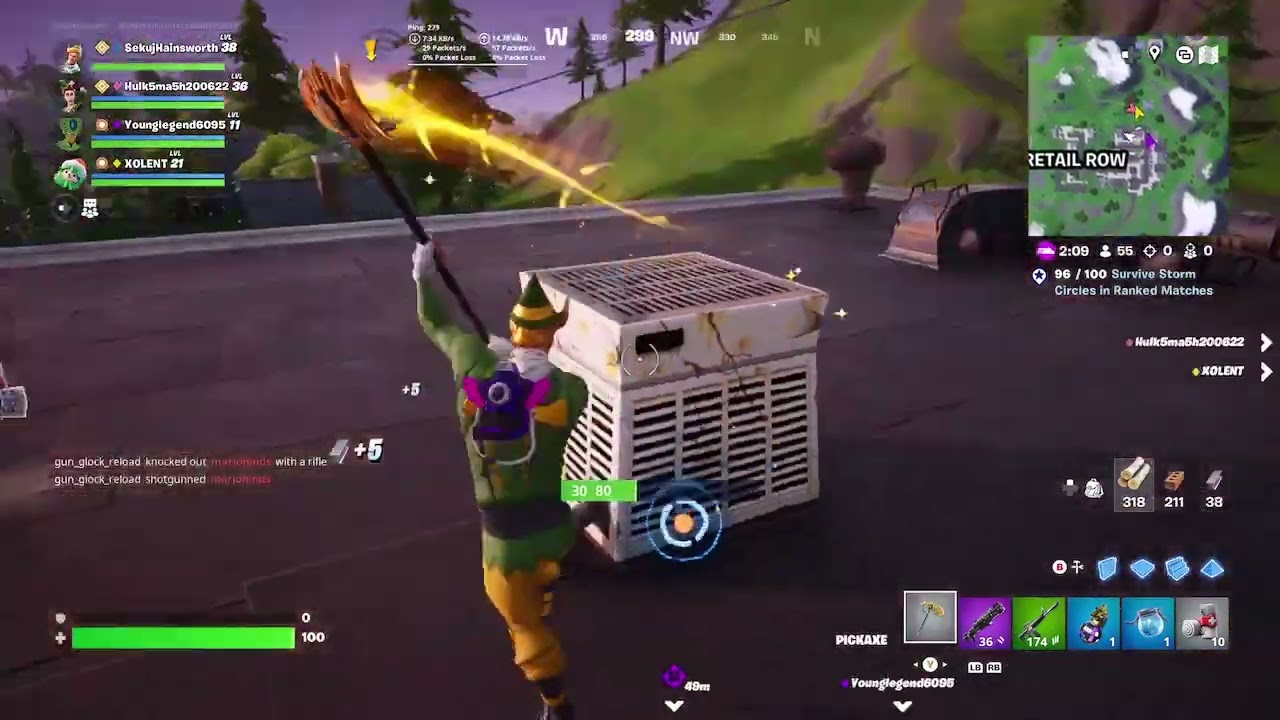 Fortnite Battle Royale remix gameplay and mud flap funny gameplay