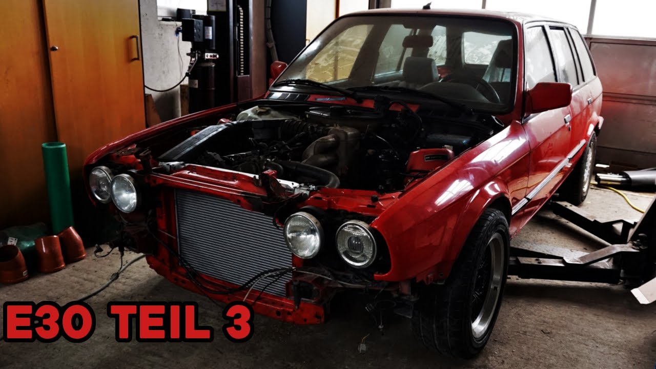 Bmw E30 Projekt Teil 3: Motor läuft + neues Fahrwerk!