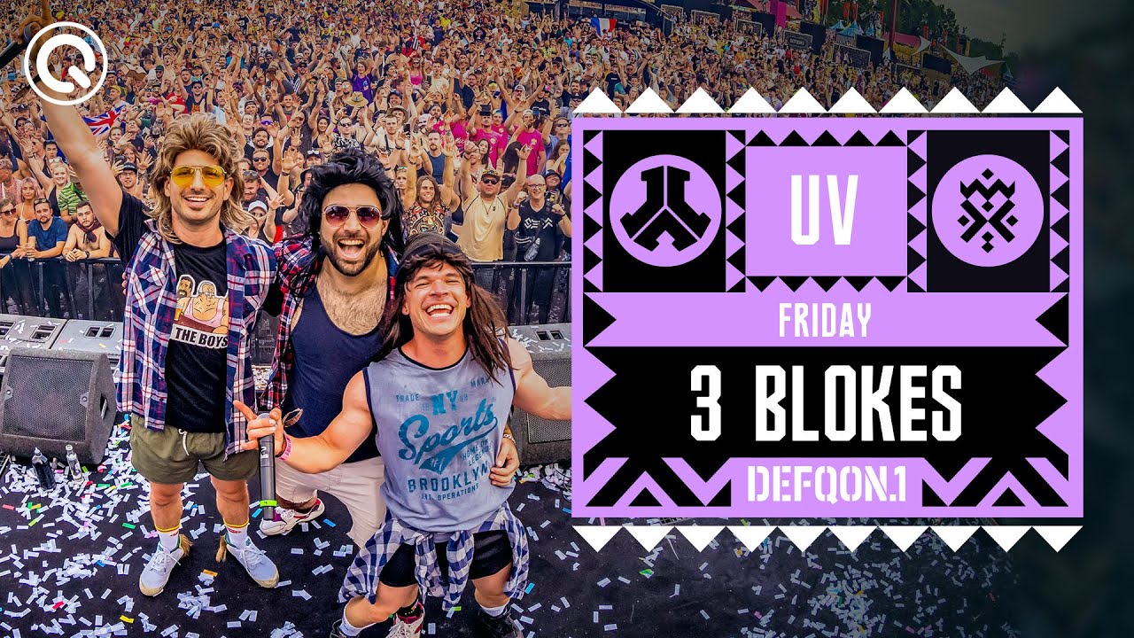 3 Blokes I Defqon.1 Weekend Festival 2023 I Friday I UV